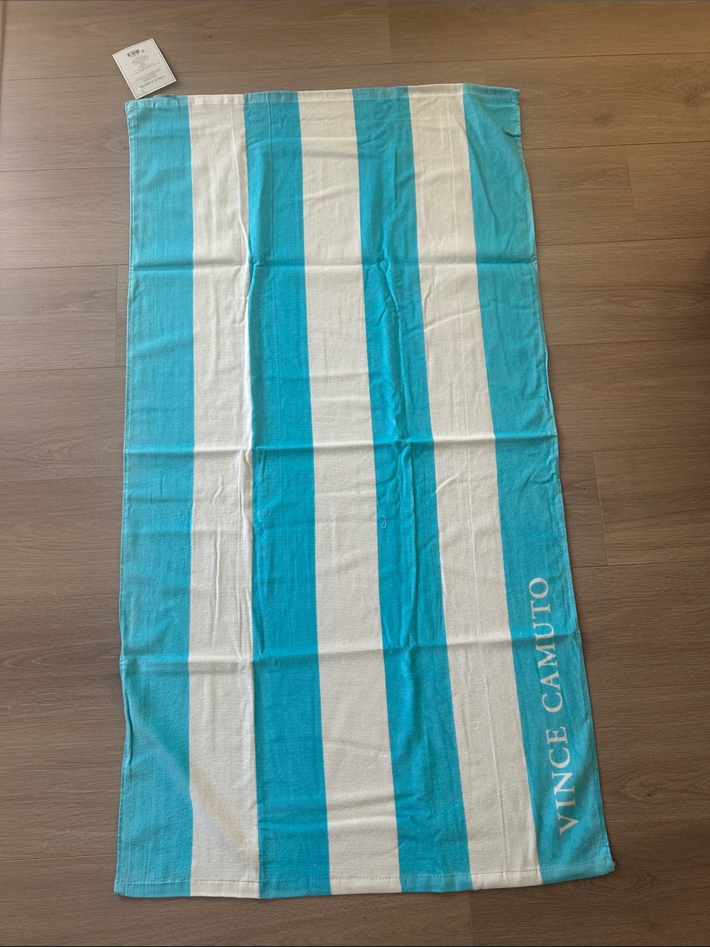 NWT Vince Camuto striped beach towel